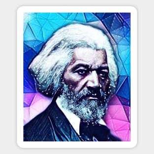 Frederick Douglass Snowy Portrait | Frederick Douglass Artwork 4 Sticker